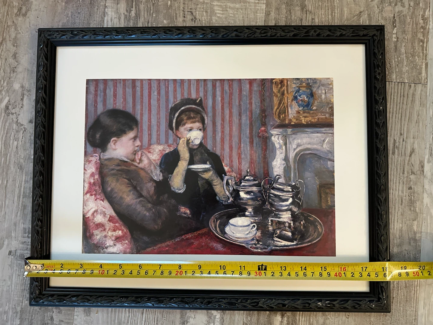Framed Art Print - Two Women with Tea Service - photo 3