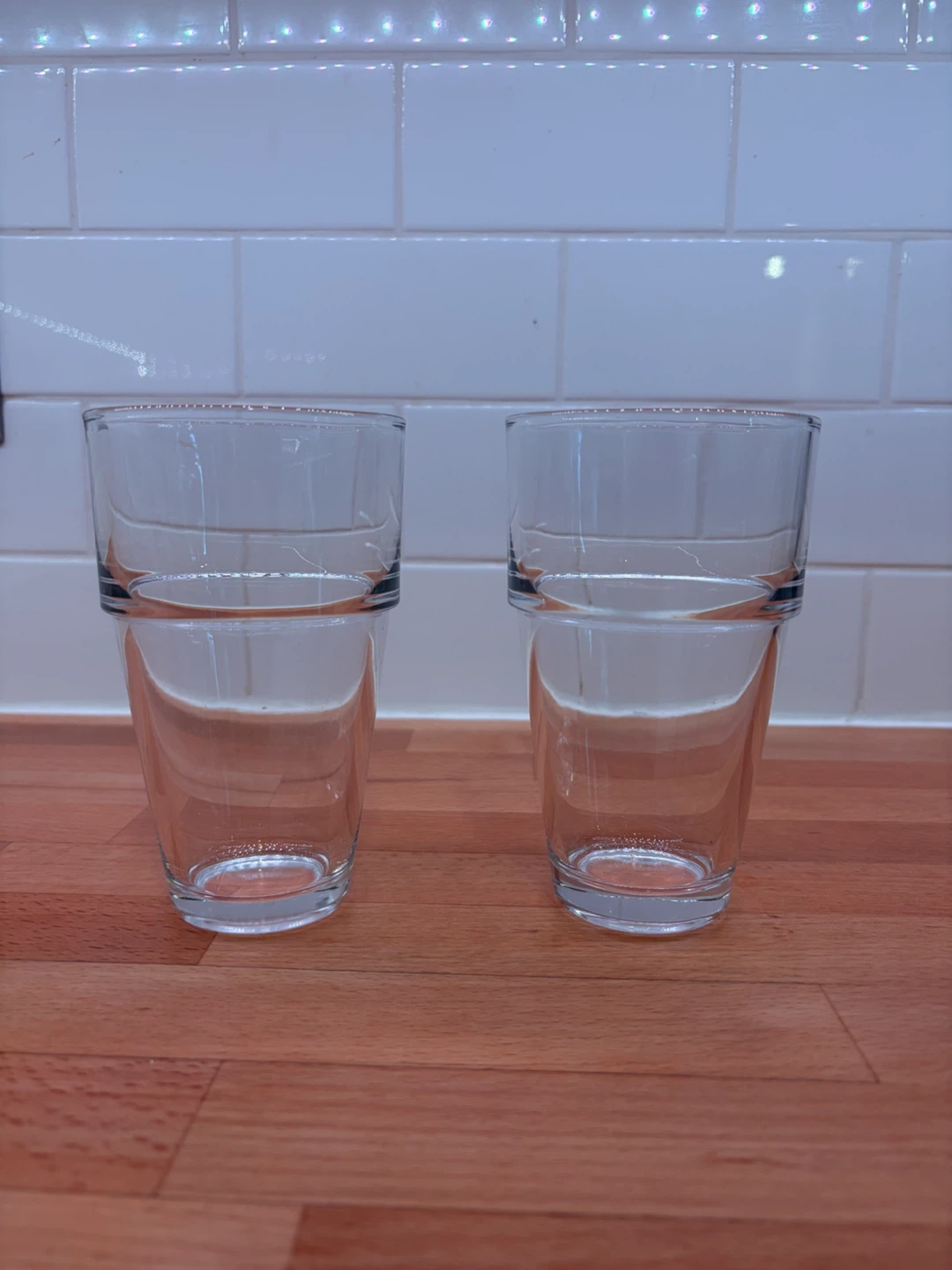 Set of 2 Clear Tumbler Glasses - photo 2
