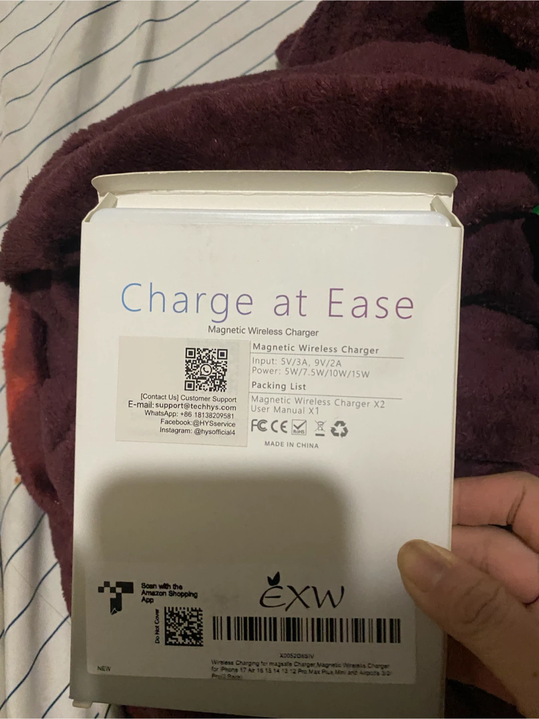 EXW MagSafe 2 Magnetic Wireless Charger with Power Adapter - photo 3