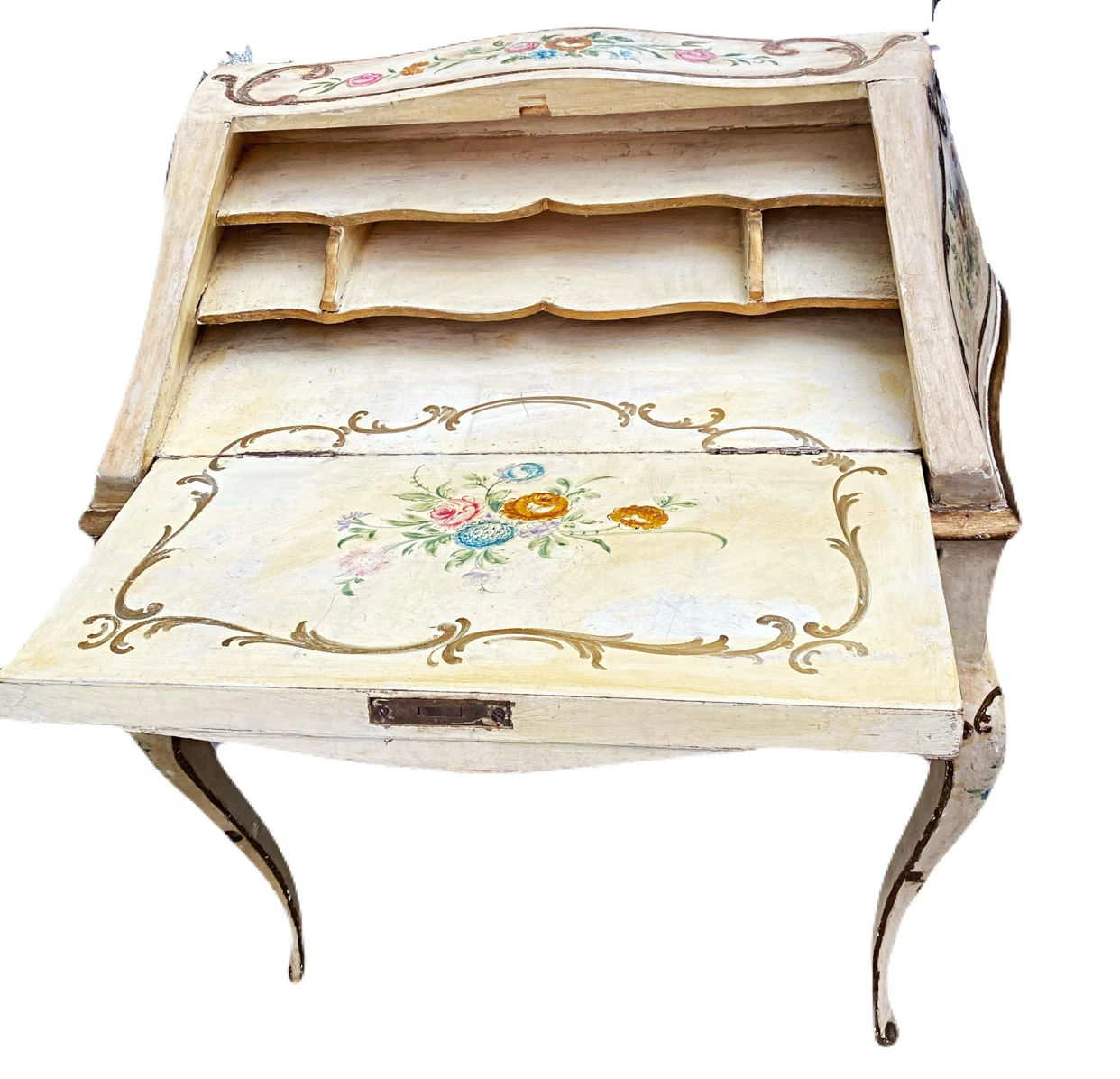 Vintage Painted Secretary Desk - photo 4