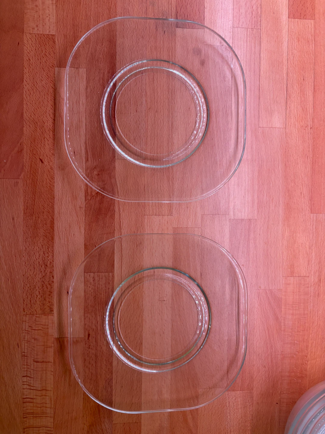 Set of 2 Glass Plates