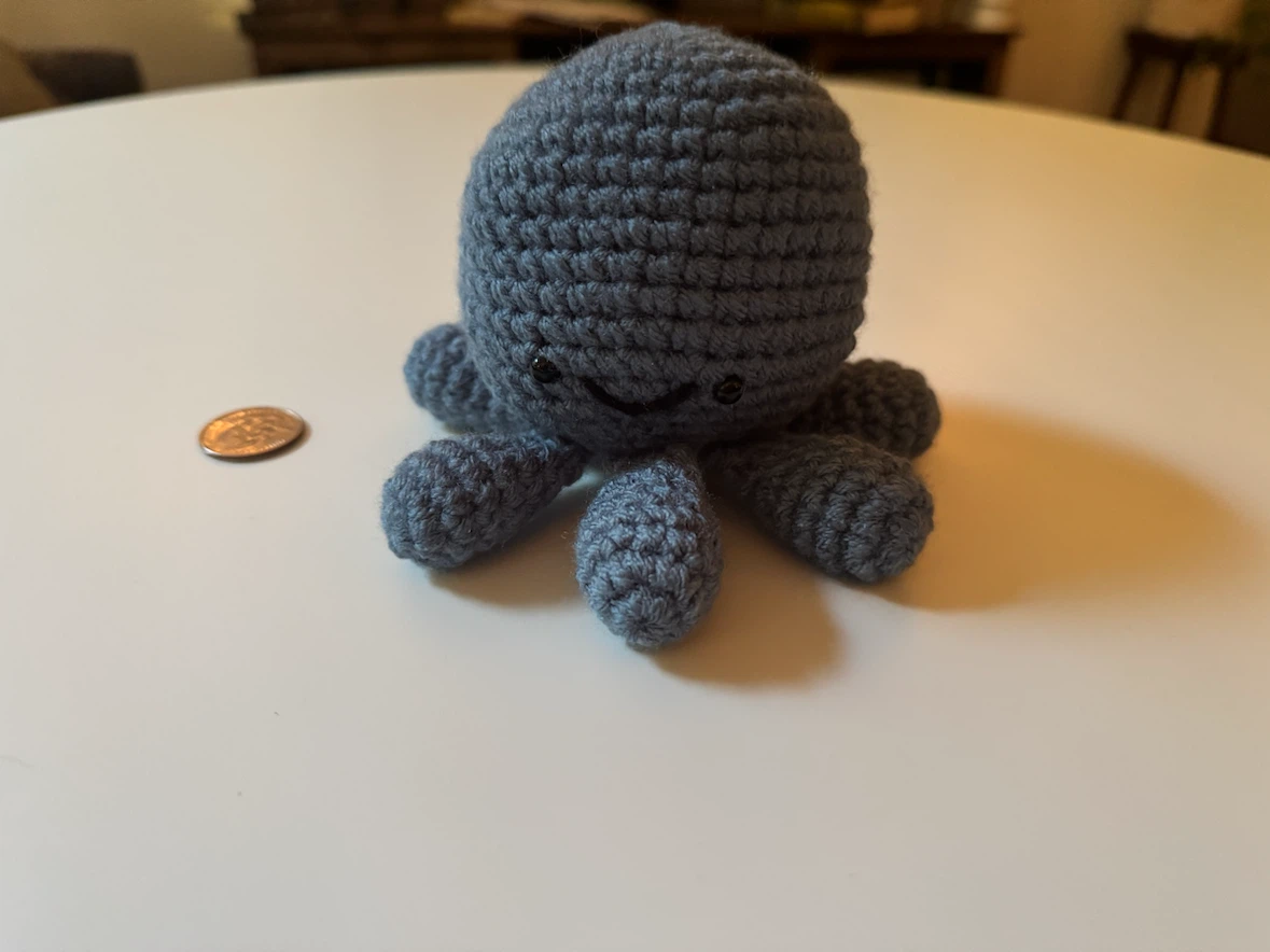 Handmade Crochet Octopus Plush Toy