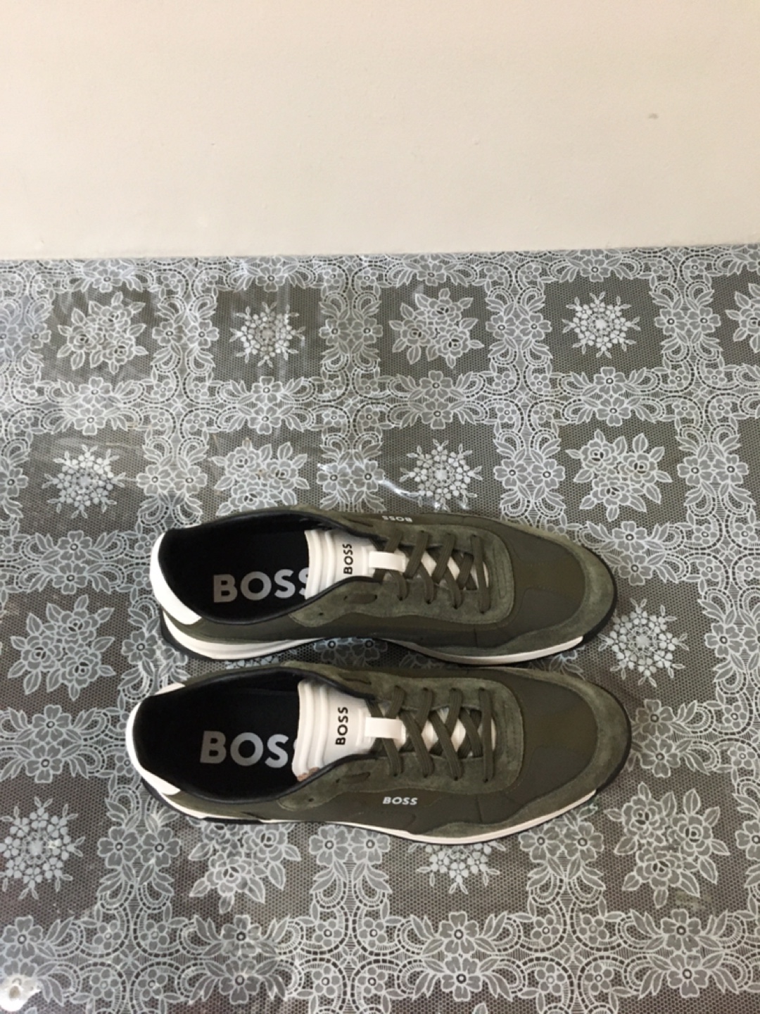 BOSS Green Suede & Nylon Sneakers - photo 4