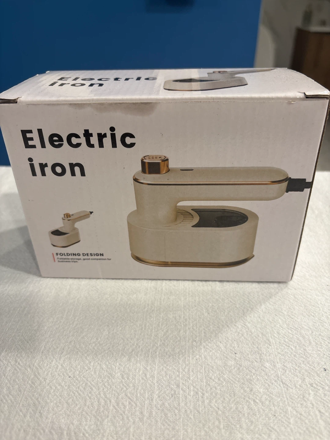 Portable Electric Iron with Folding Design