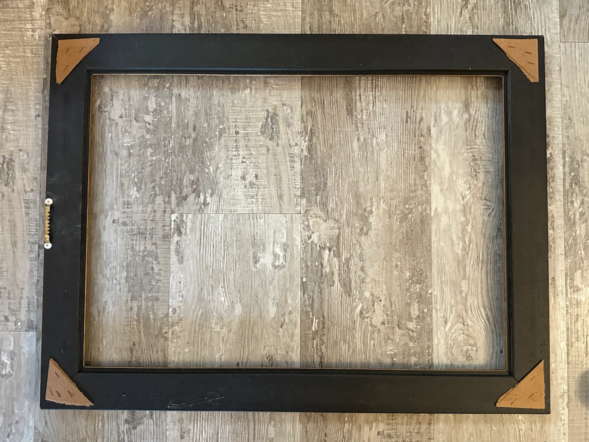 Ornate Gold and Dark Wood Picture Frame - photo 5