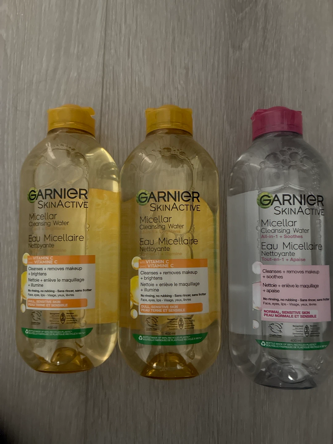 Garnier SkinActive Micellar Cleansing Water - 3 Pack