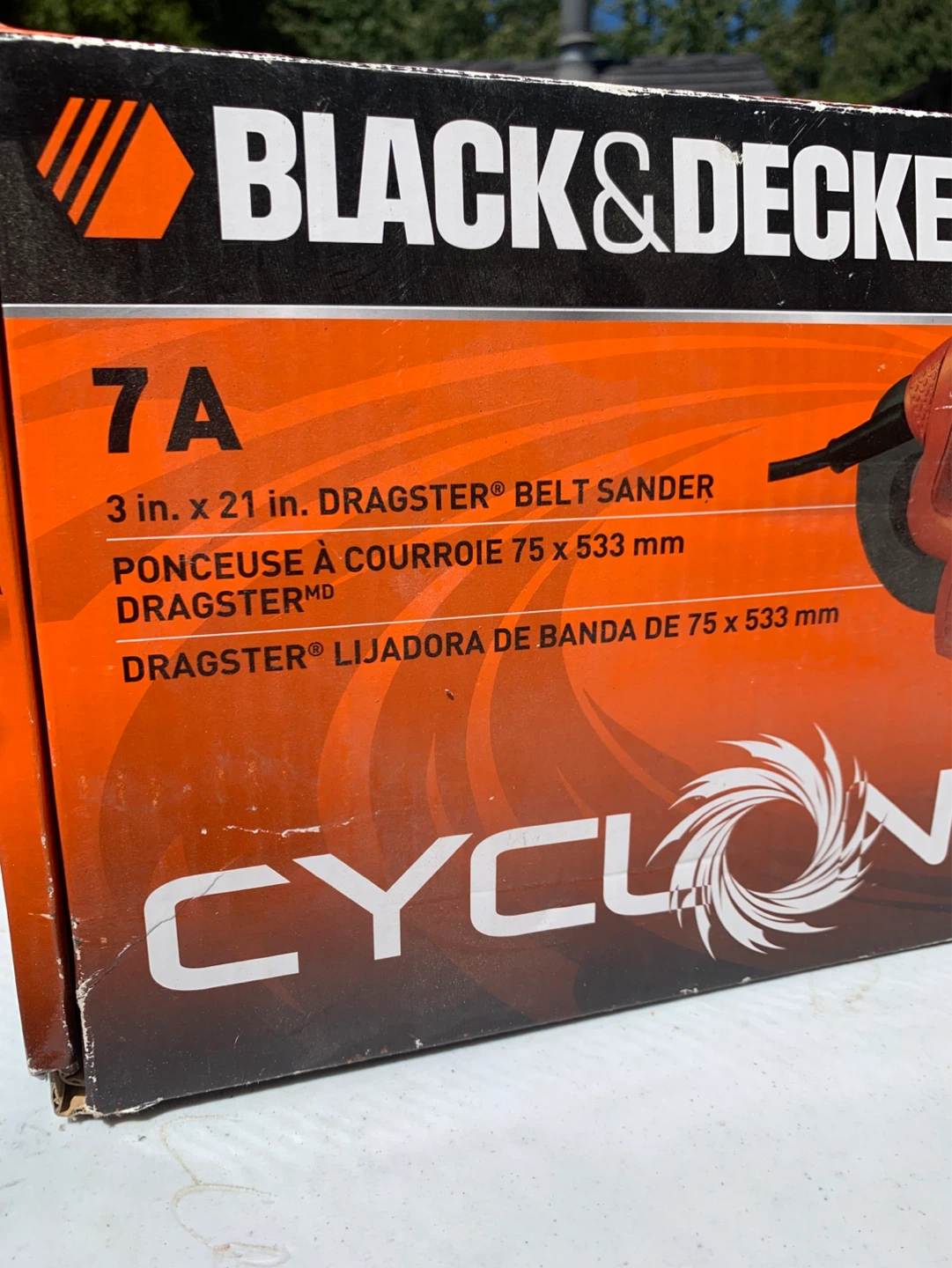 Black & Decker 7A 3 in. x 21 in. Dragster Belt Sander - photo 2
