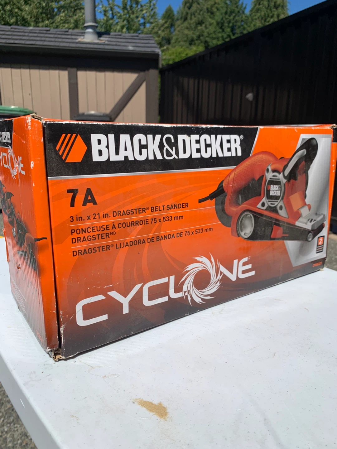 Black & Decker 7A 3 in. x 21 in. Dragster Belt Sander