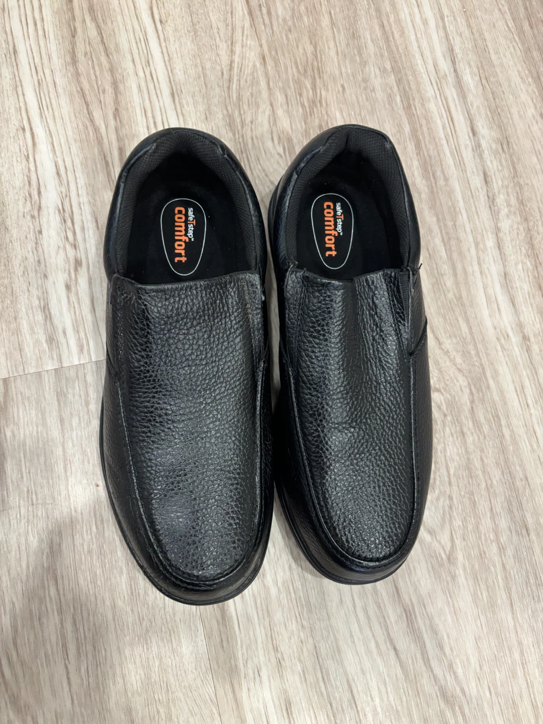 Safe T Step Black Slip-On Shoes