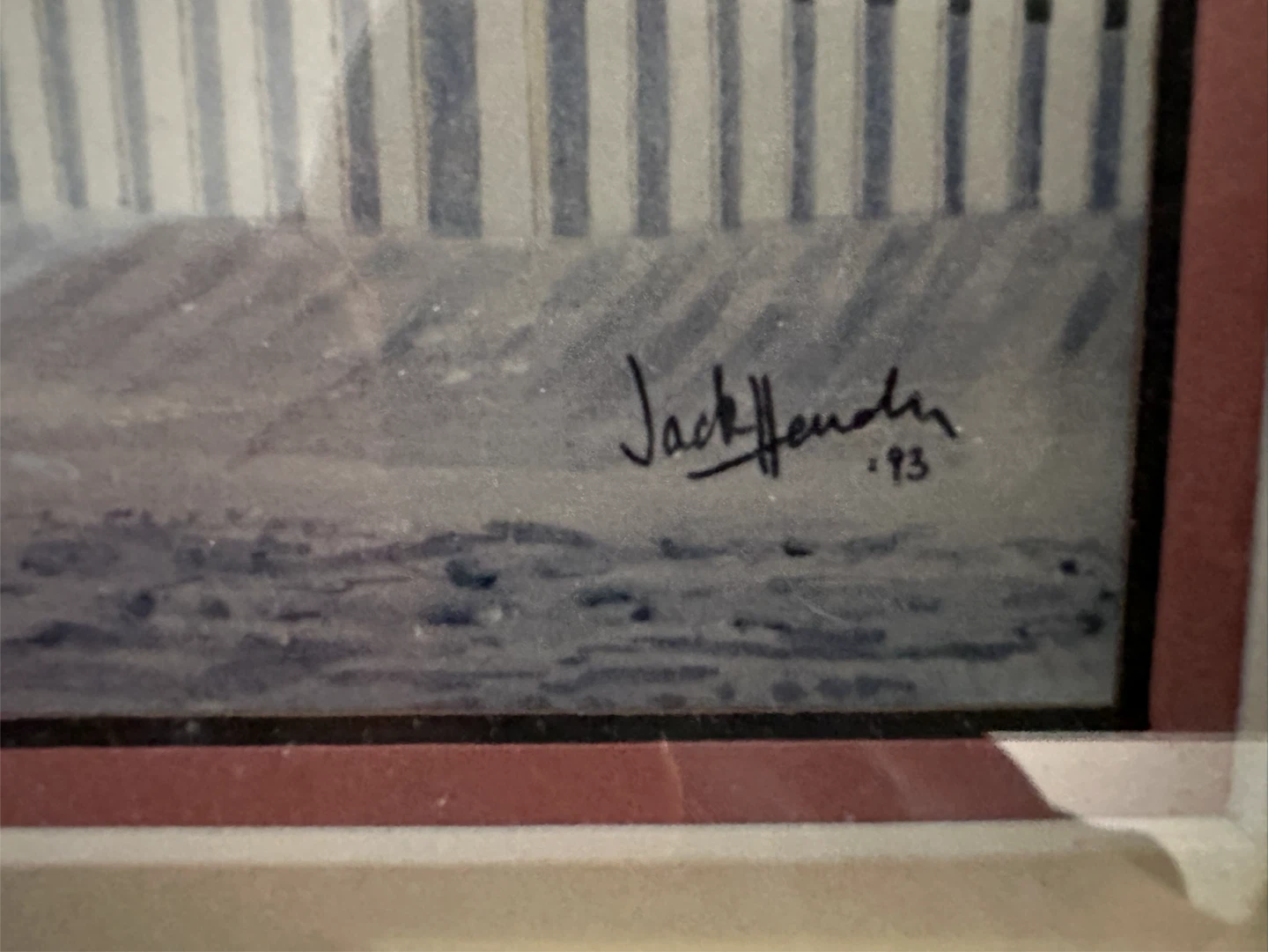 Framed Winter House Print by Jack Henderson '93 - photo 4