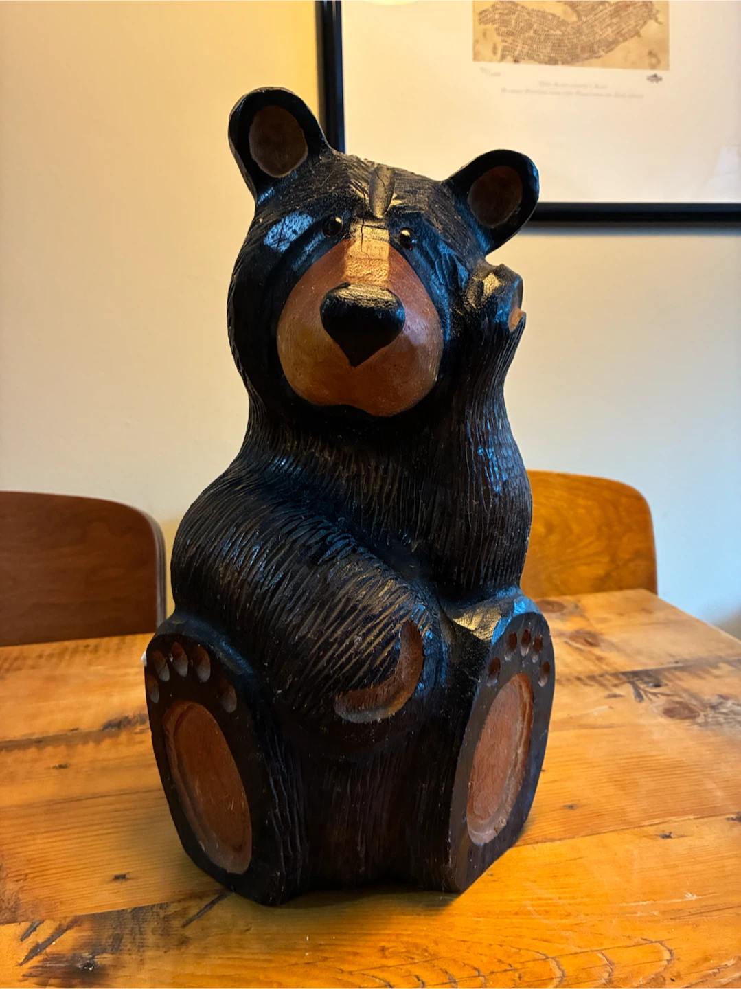 Jeff Fleming Big Sky Bears Solid Wood Carving (1993–2005)