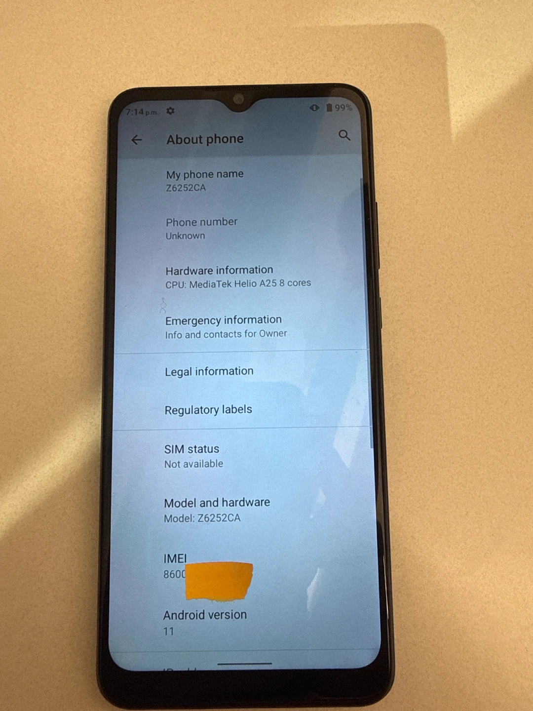 ZTE Z6252CA Android Smartphone - photo 2