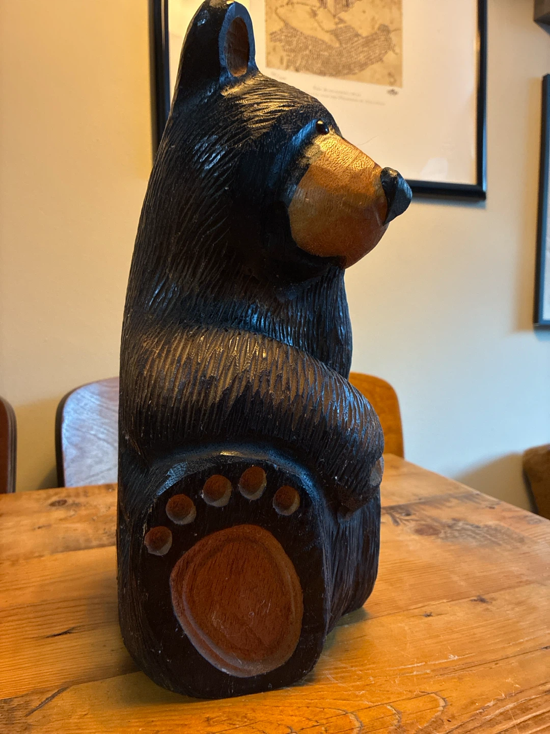 Jeff Fleming Big Sky Bears Solid Wood Carving (1993–2005) - photo 3