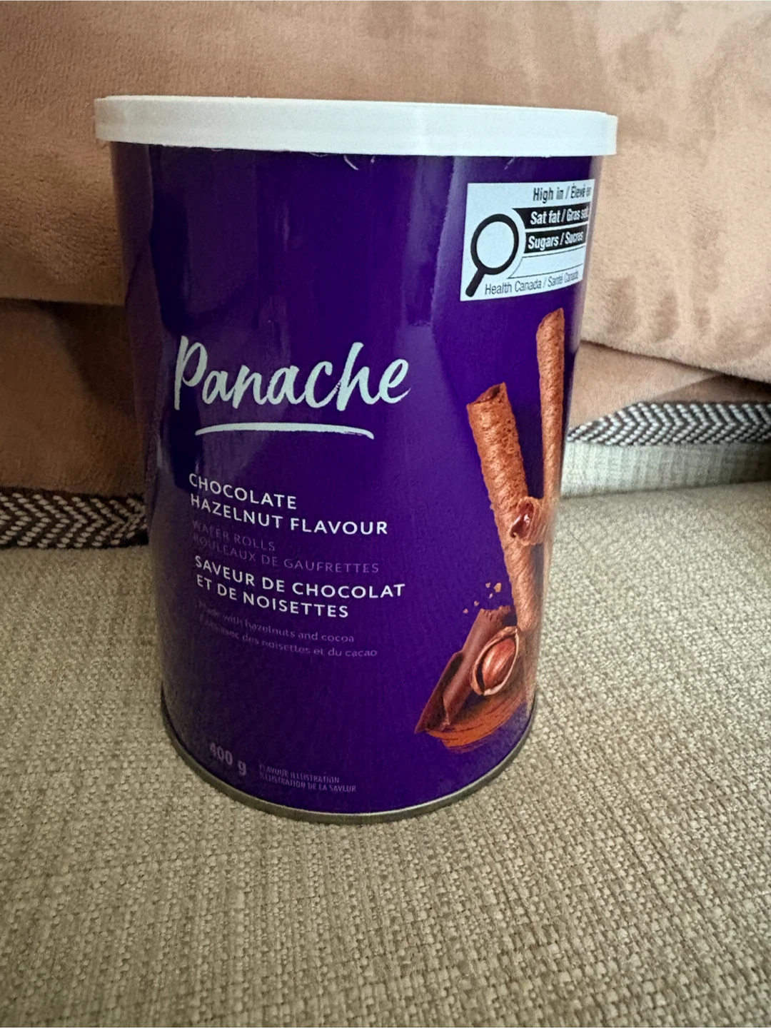 Panache Chocolate Hazelnut Wafer Rolls