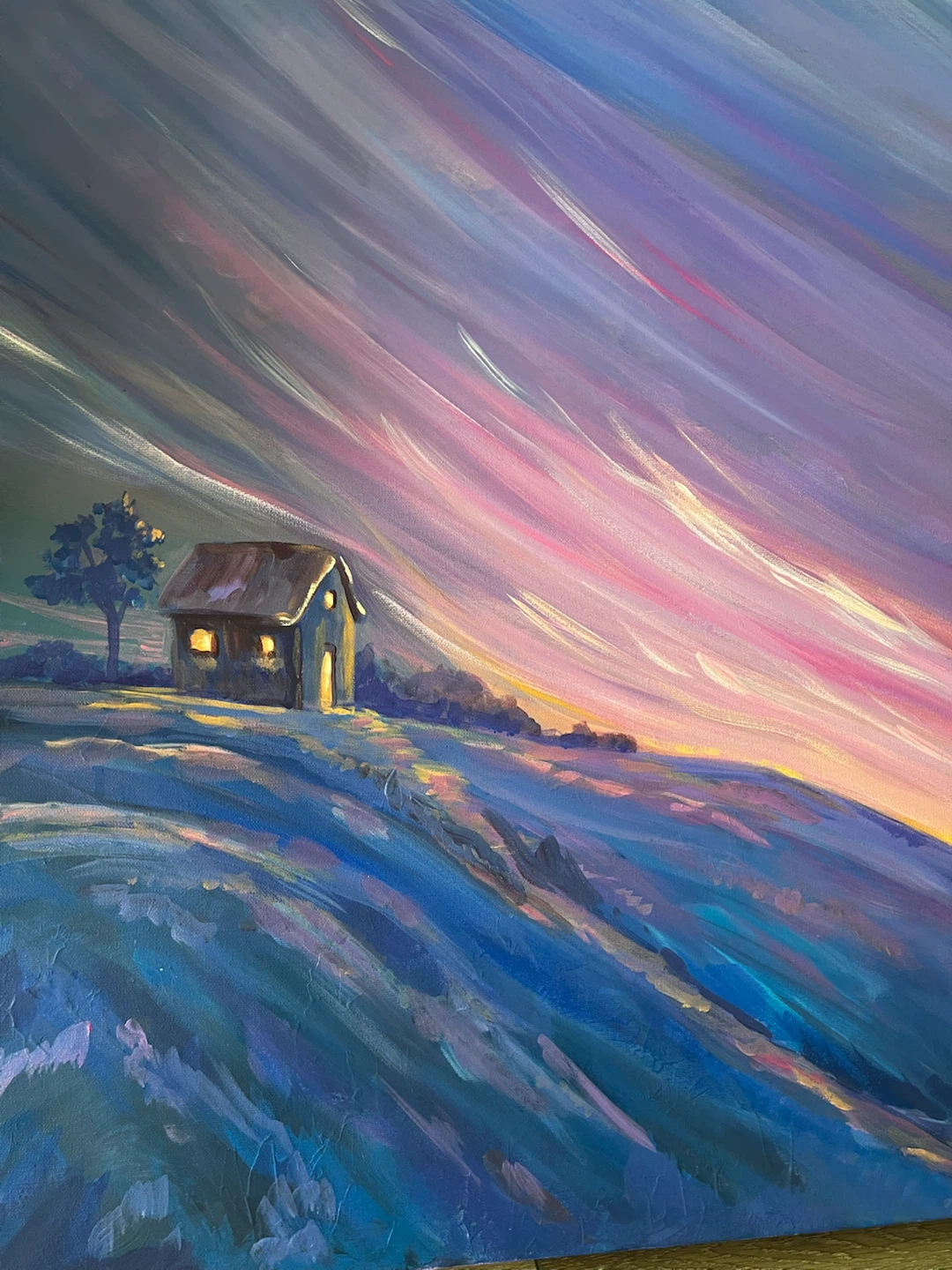 Acrylic Landscape Painting - photo 4