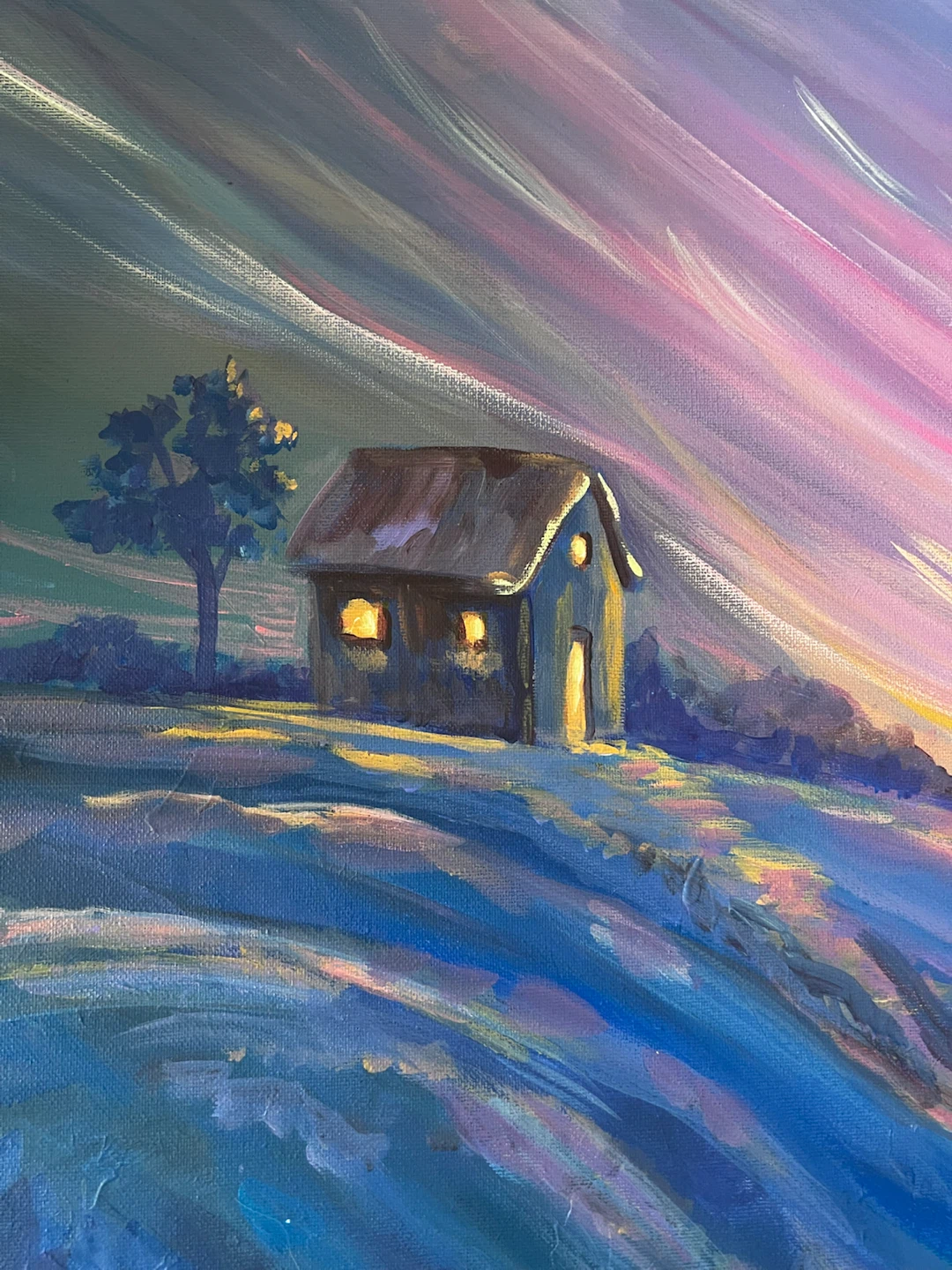 Acrylic Landscape Painting - photo 5