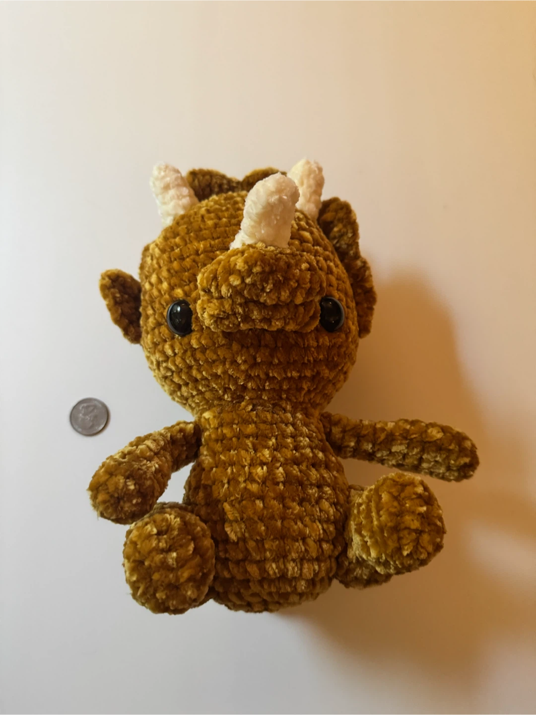 Handmade Crochet Dino Plush Toy
