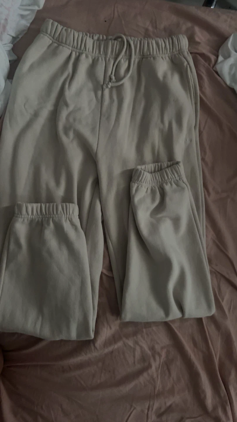 Garage Beige Sweatpants Brand new worn once