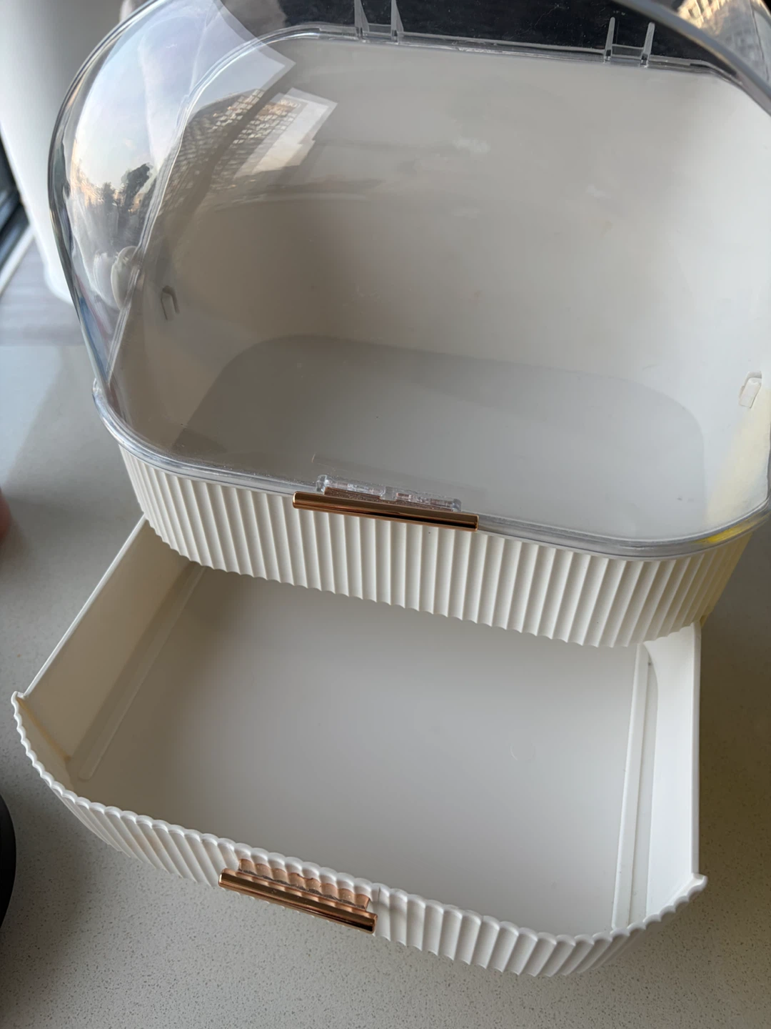 White storage organizer with drawers - photo 2