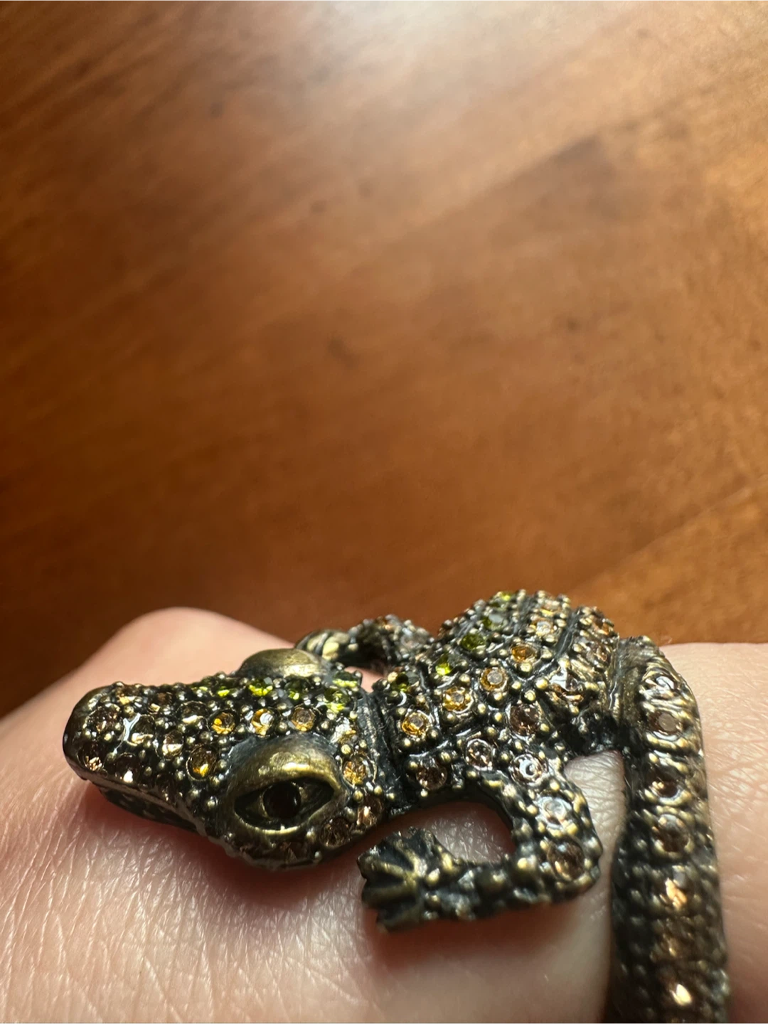 Vintage Avon Animal Magnetism Alligator Ring - photo 3