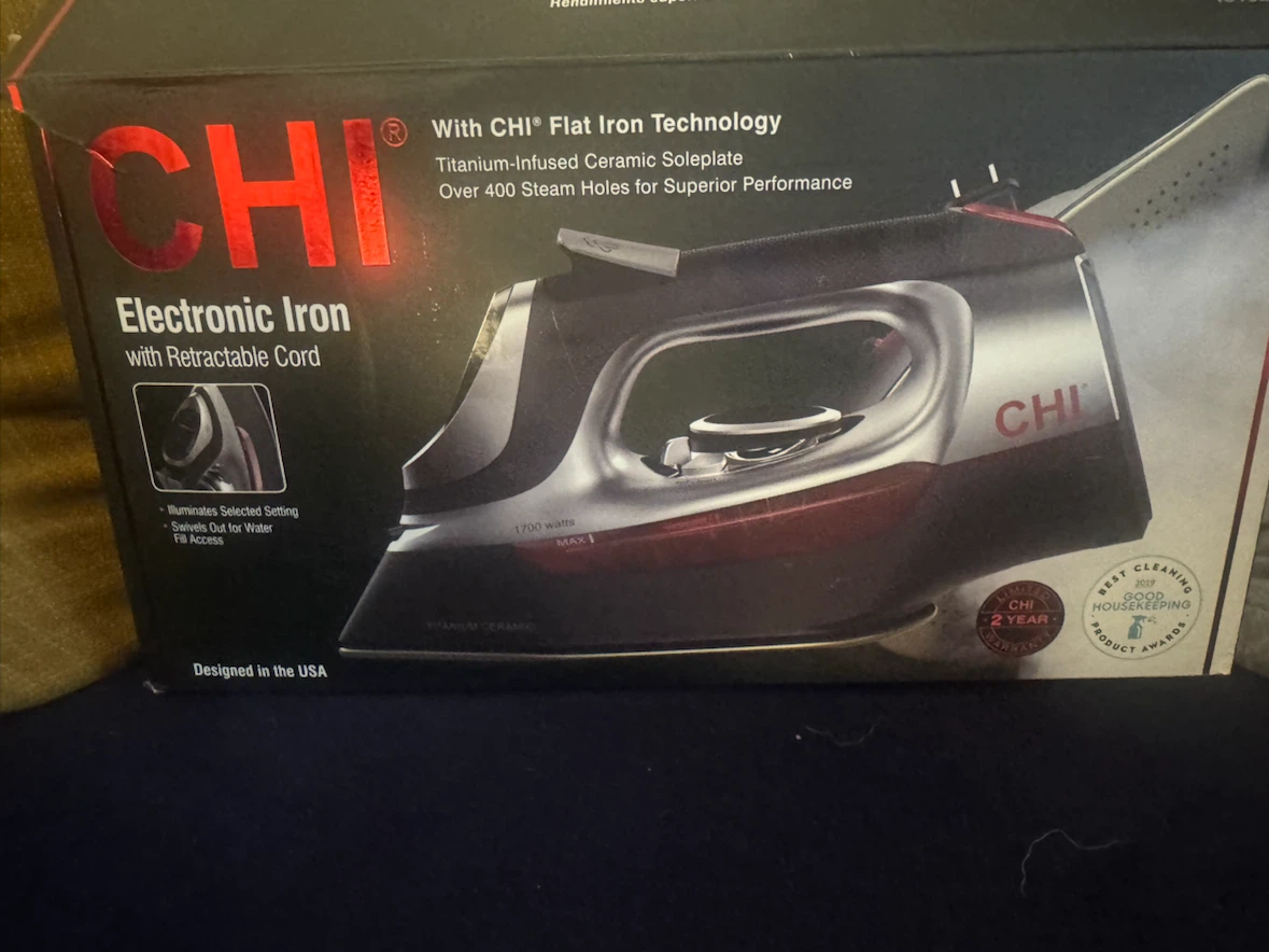 CHI Steam Iron Titanium Ceramic Soleplate