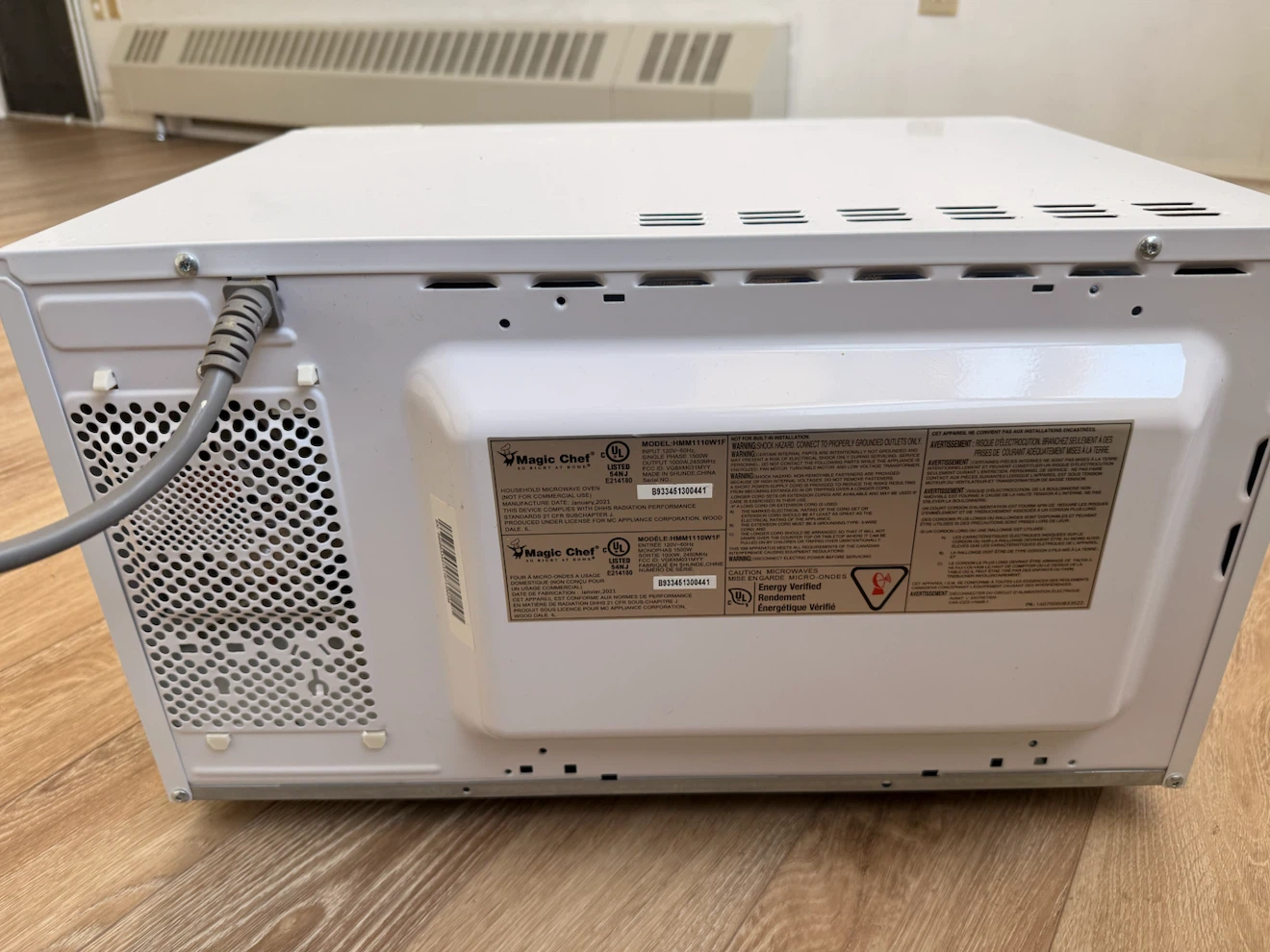 Magic Chef White Microwave 1.1 cu.ft - photo 4
