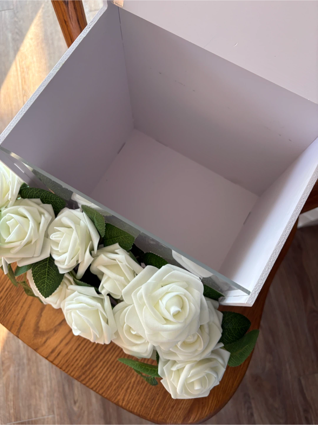 White Floral "Cards" Box - photo 2