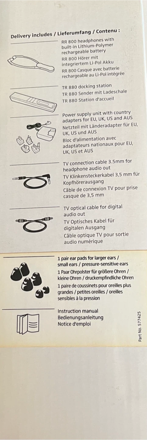Sennheiser Set 880 Digital Wireless TV Listening System - photo 4