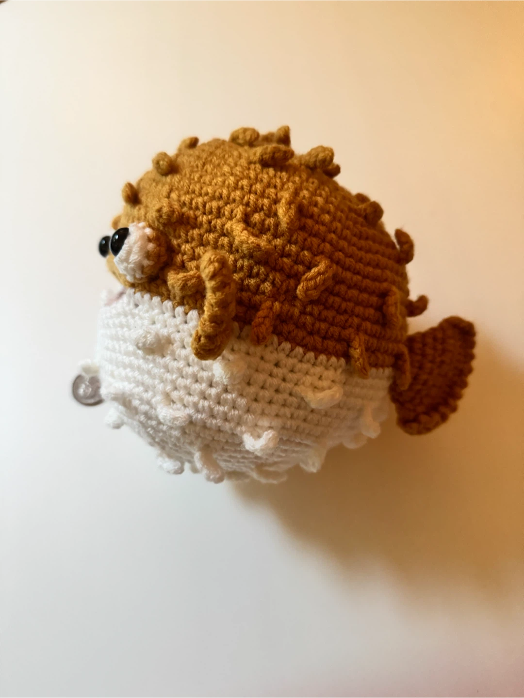 Crocheted Pufferfish Plush Toy