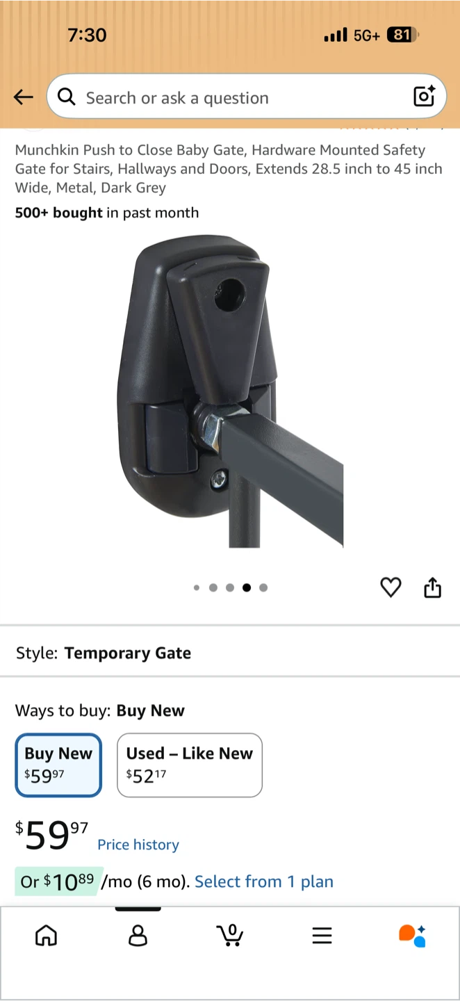 Munchkin Push to Close Baby Gate - photo 3