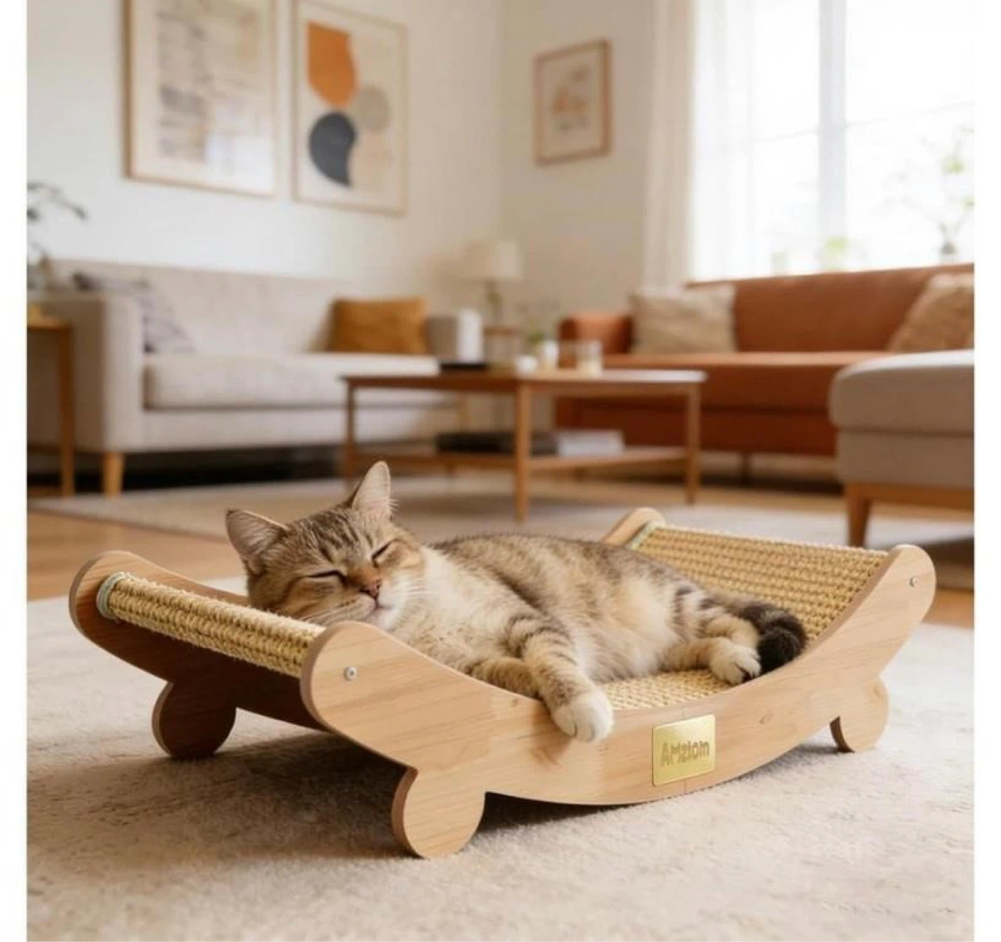 CHEERHOME PETS Sisal Cat Scratcher Bed - BNIB