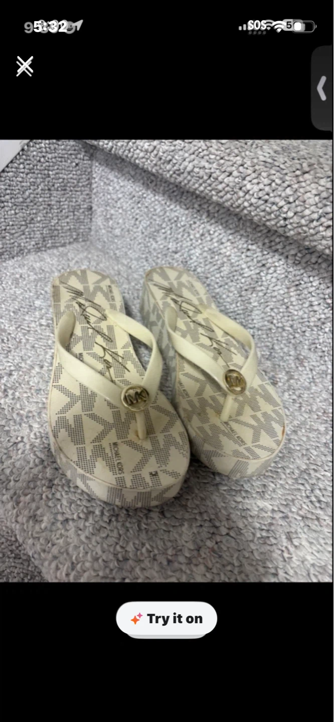 Michael Kors Platform Flip Flops