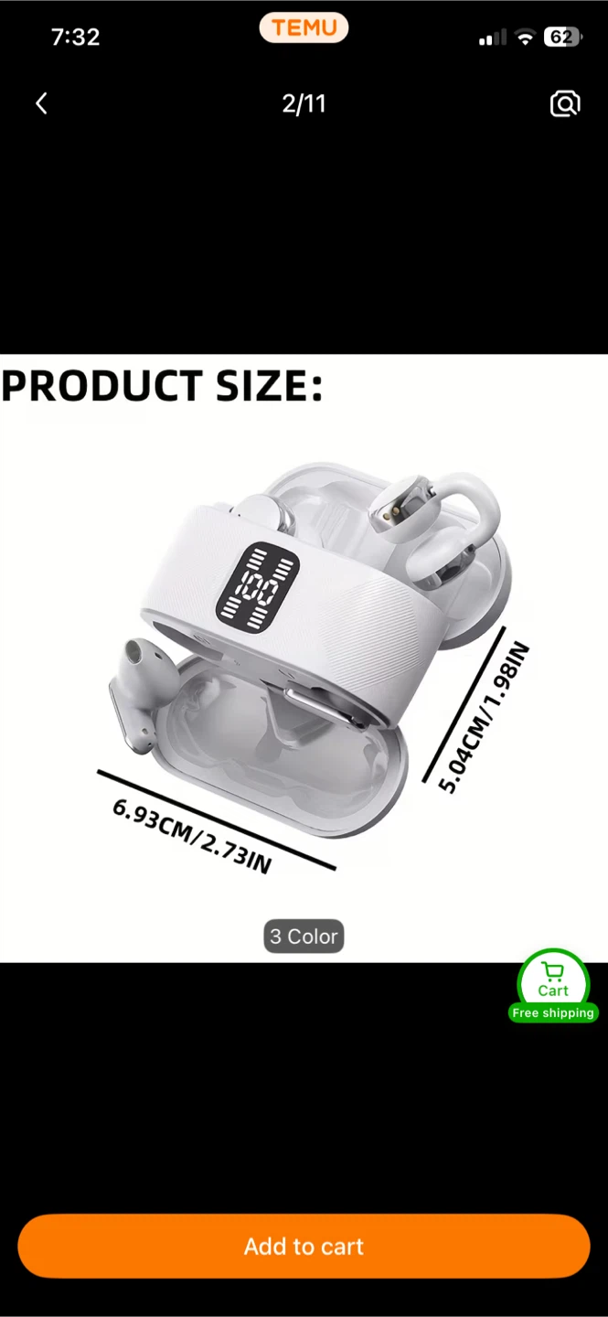 White Wireless Earbuds