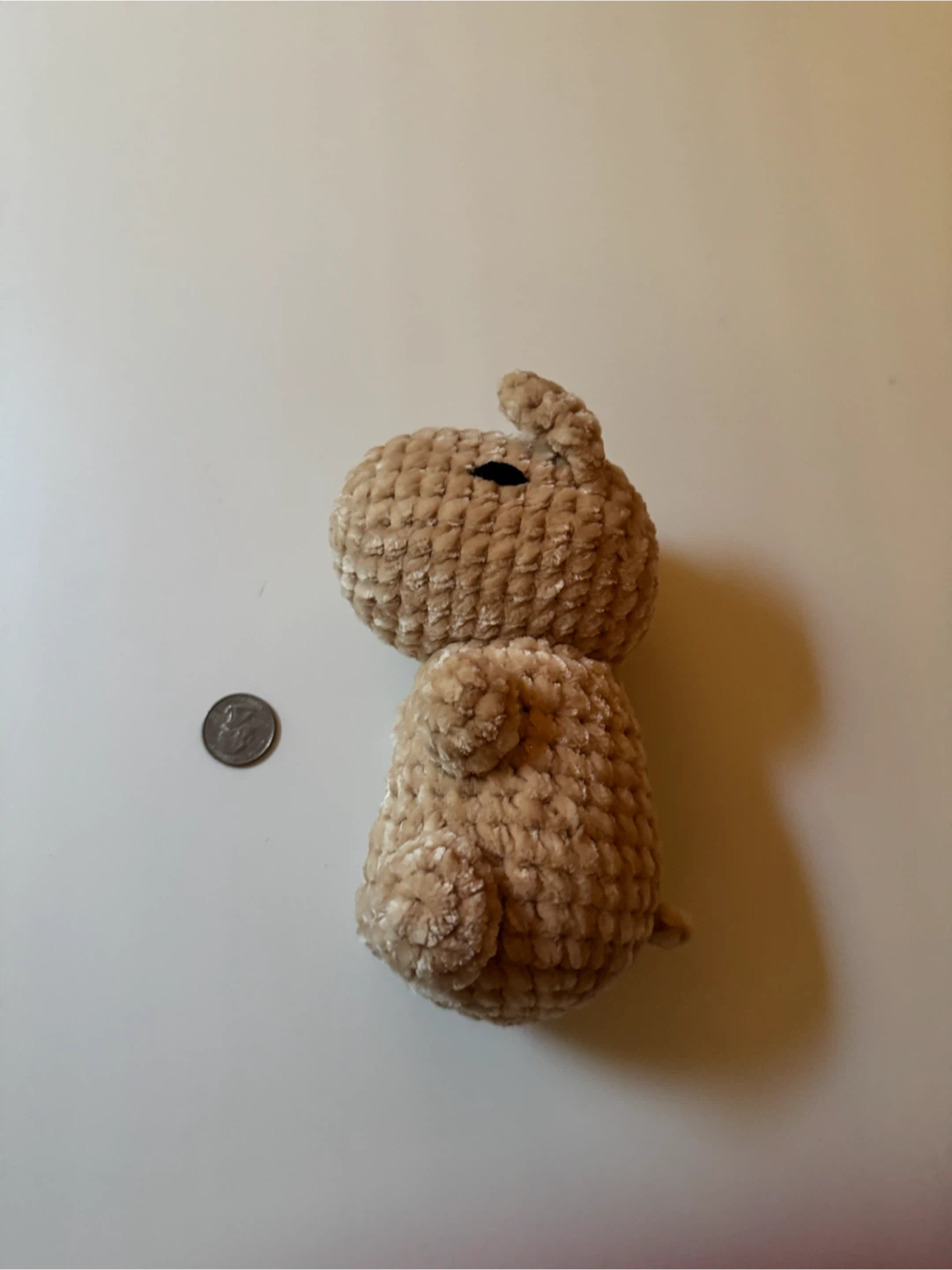 Handmade Crochet Capybara Plush Toy