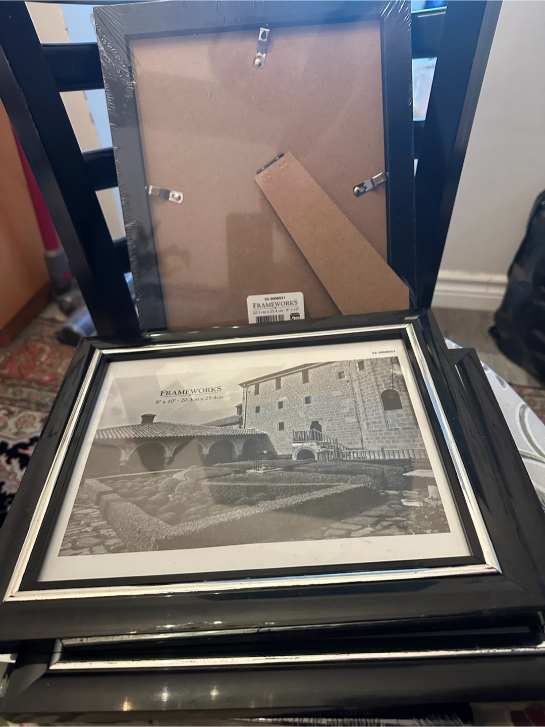 Black Picture Frames (Set of 4) - photo 2