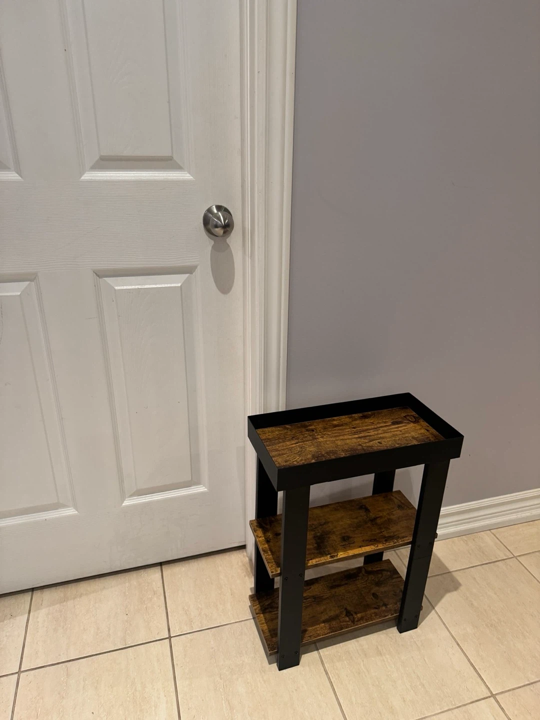 3-Tier Side Table with Storage
