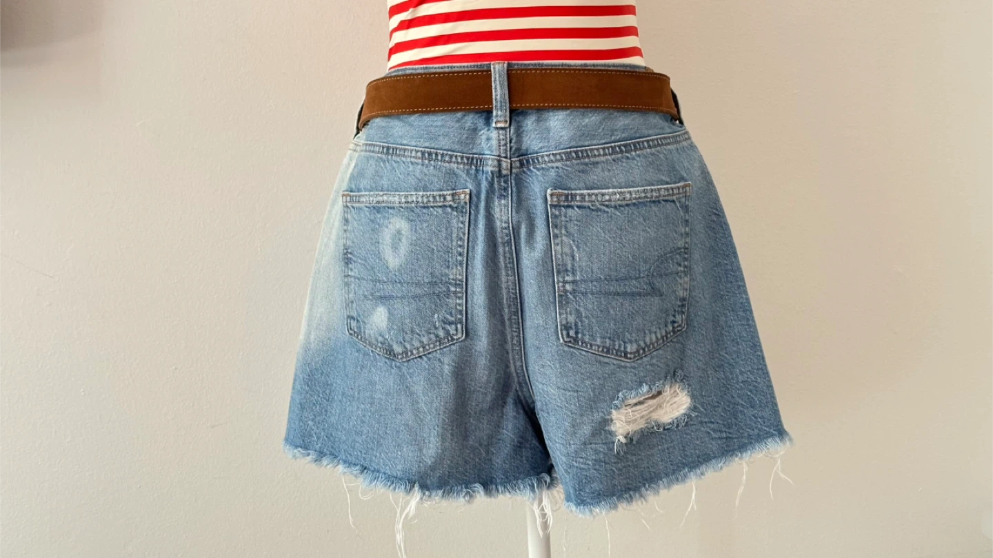 American Eagle Denim Shorts M /US size 10 - photo 2