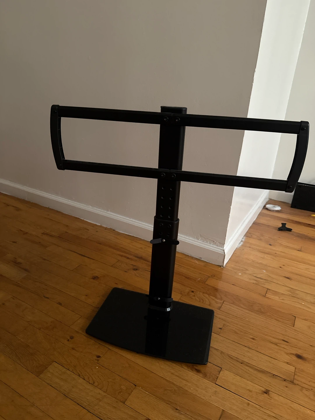 Black Adjustable TV Stand