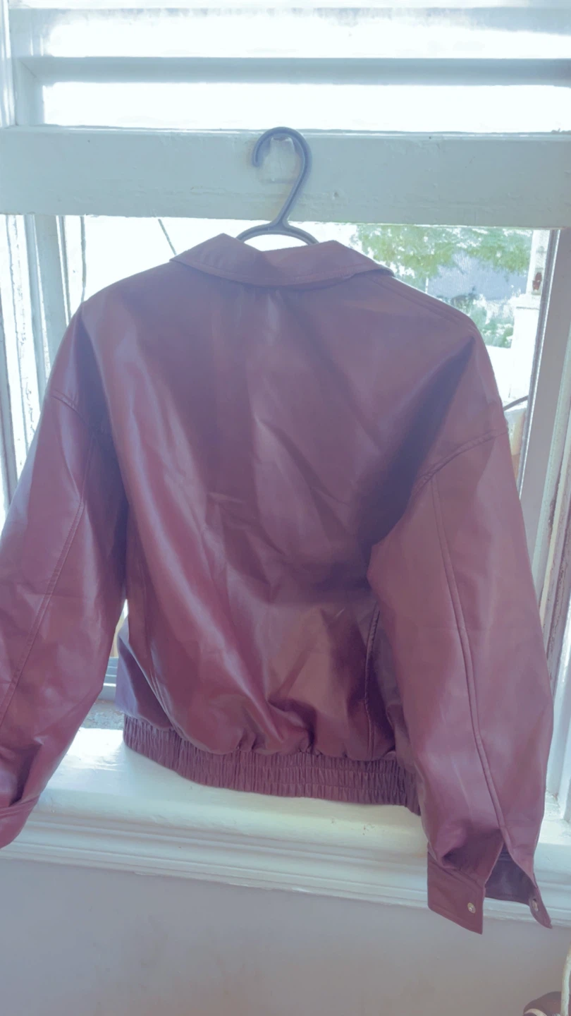 Pretty Garden Faux Leather Jacket - photo 2