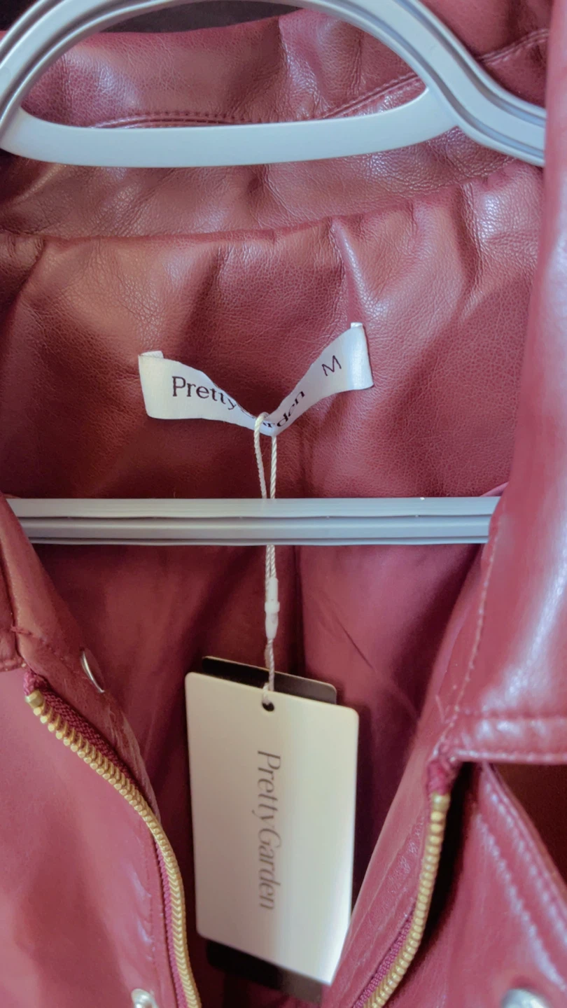 Pretty Garden Faux Leather Jacket - photo 3