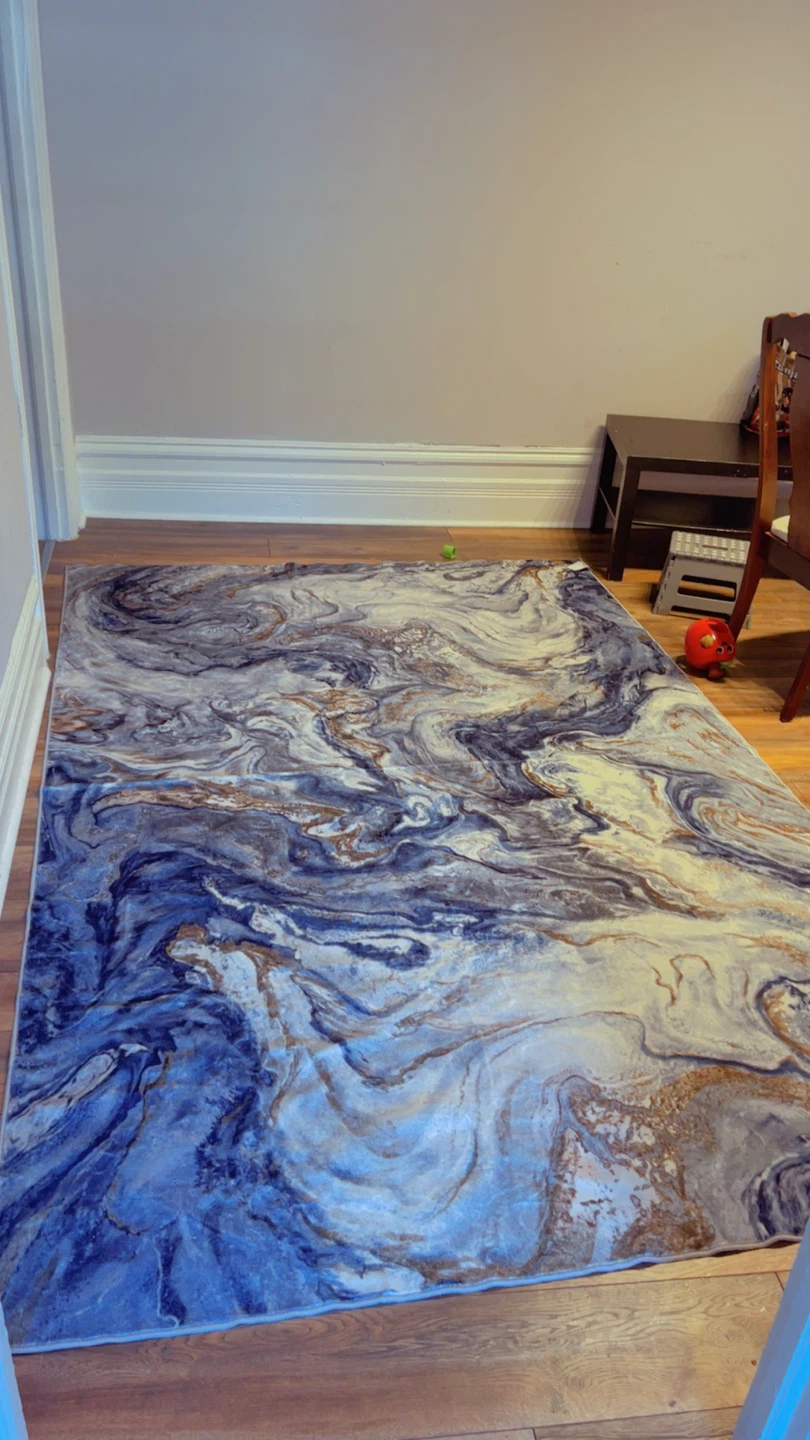 Area Rug with Swirl Pattern - photo 3