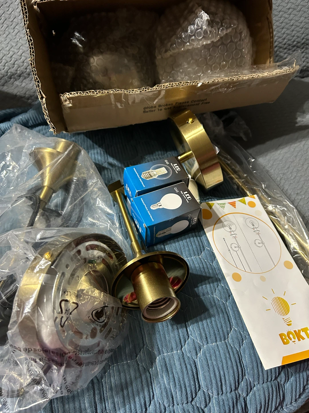 New-BOKT Mid Century Smoke  Wall Light Sconce - Set of 2 - photo 5