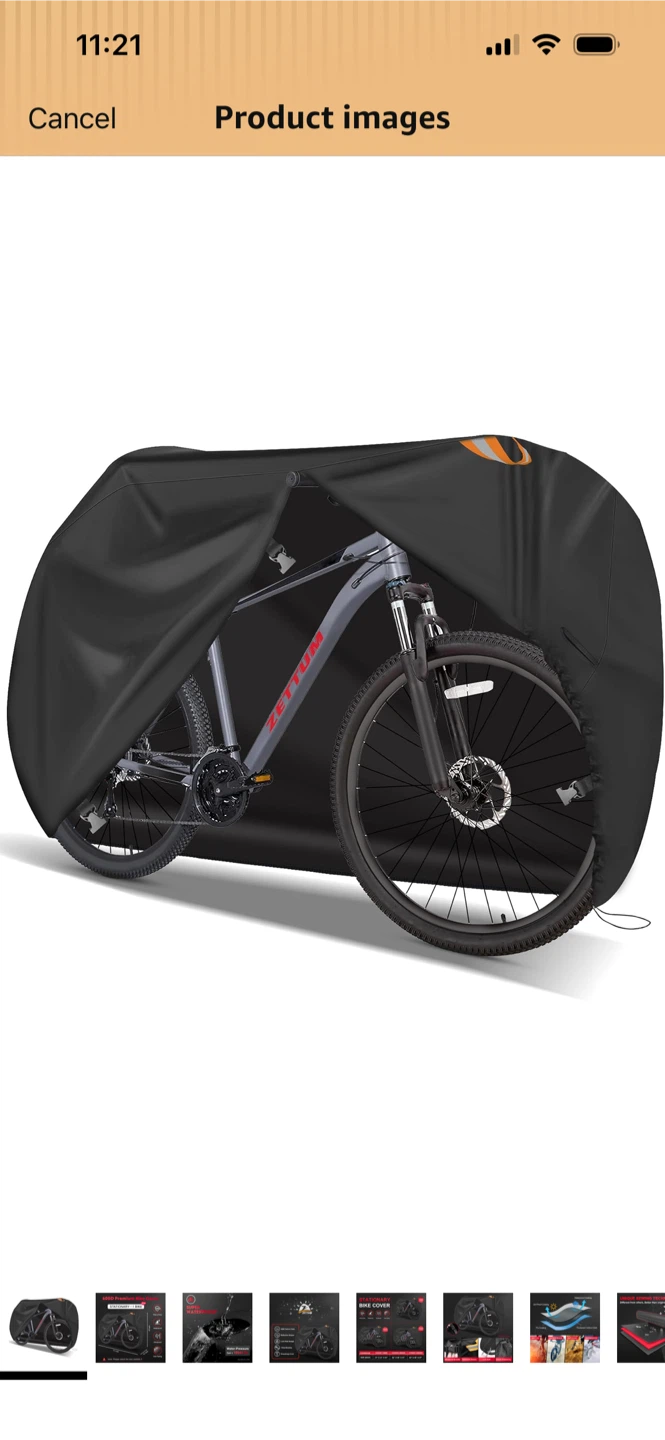 Brand New-Zettum 600D Premium Bike Cover for 1 Stationary Bike - photo 4