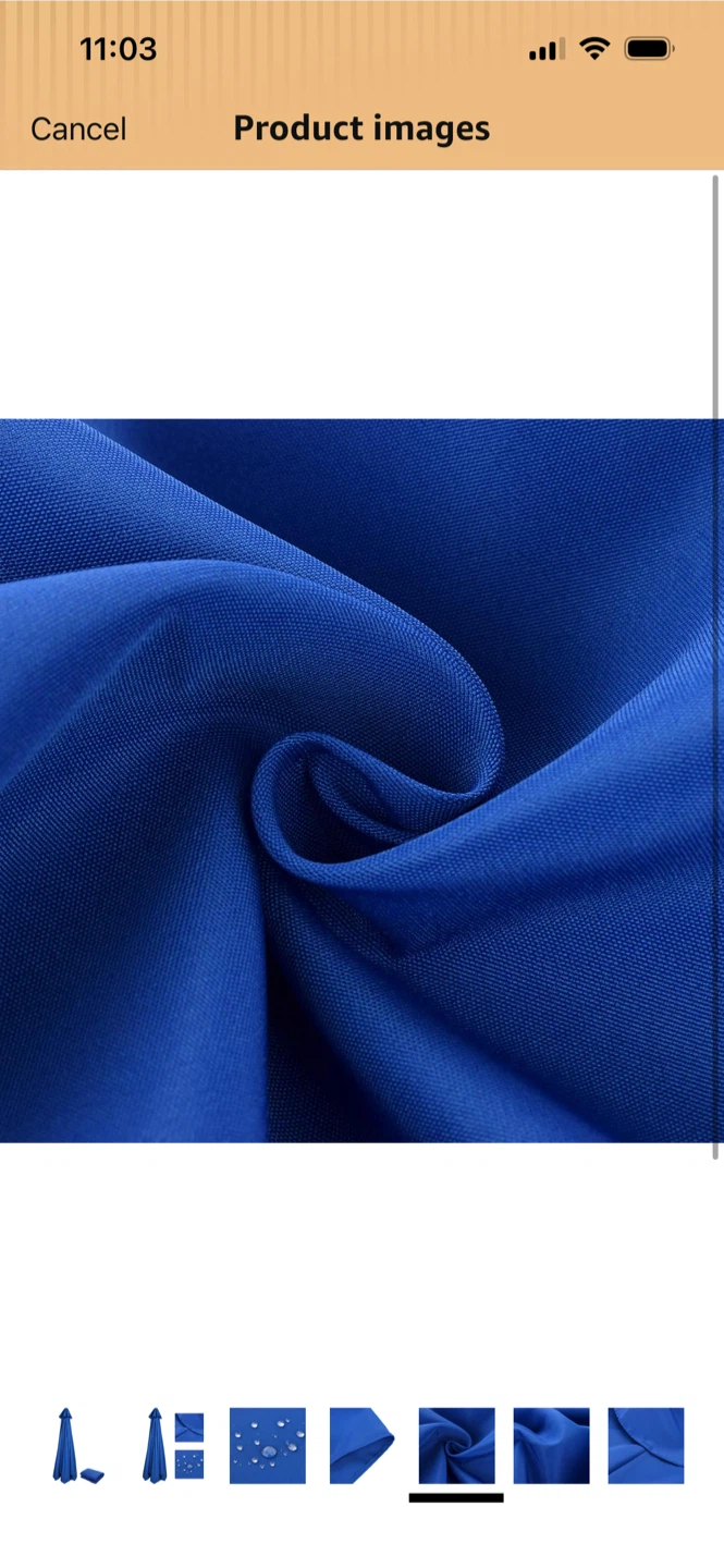 New-Blue Umbrella Cover - photo 5