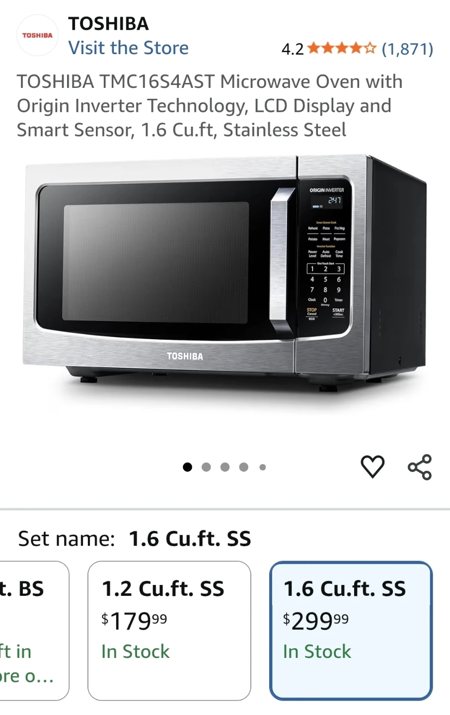 Toshiba Microwave Oven (2024)
