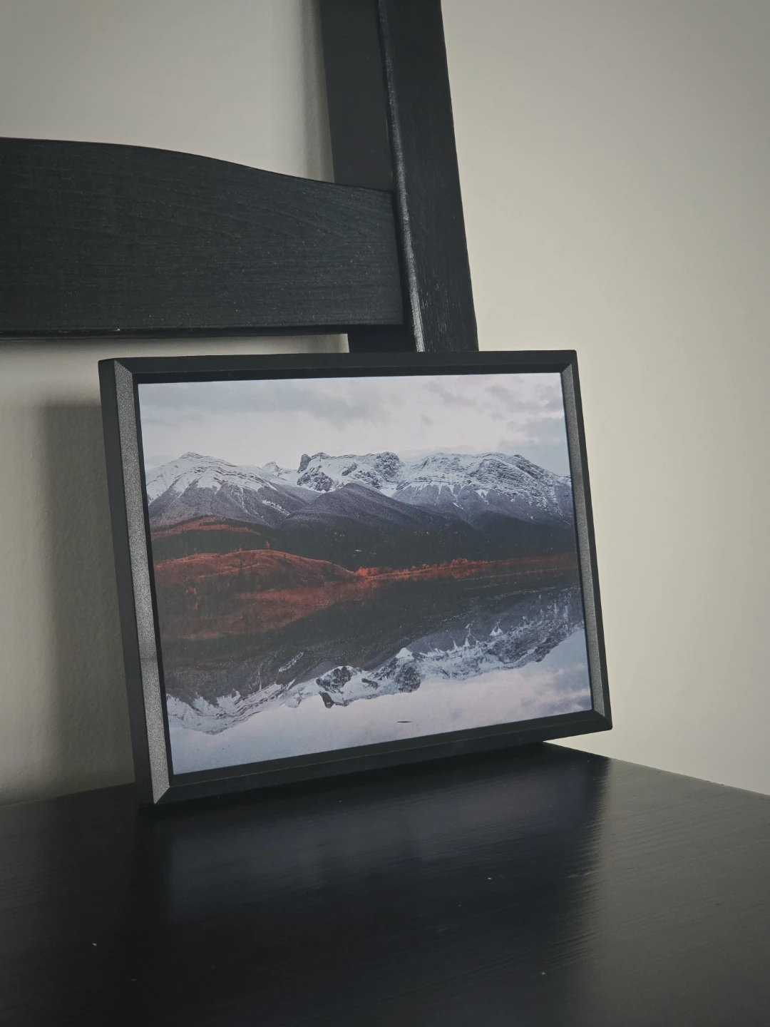Framed photo of Jasper National Park Alberta Postcard
