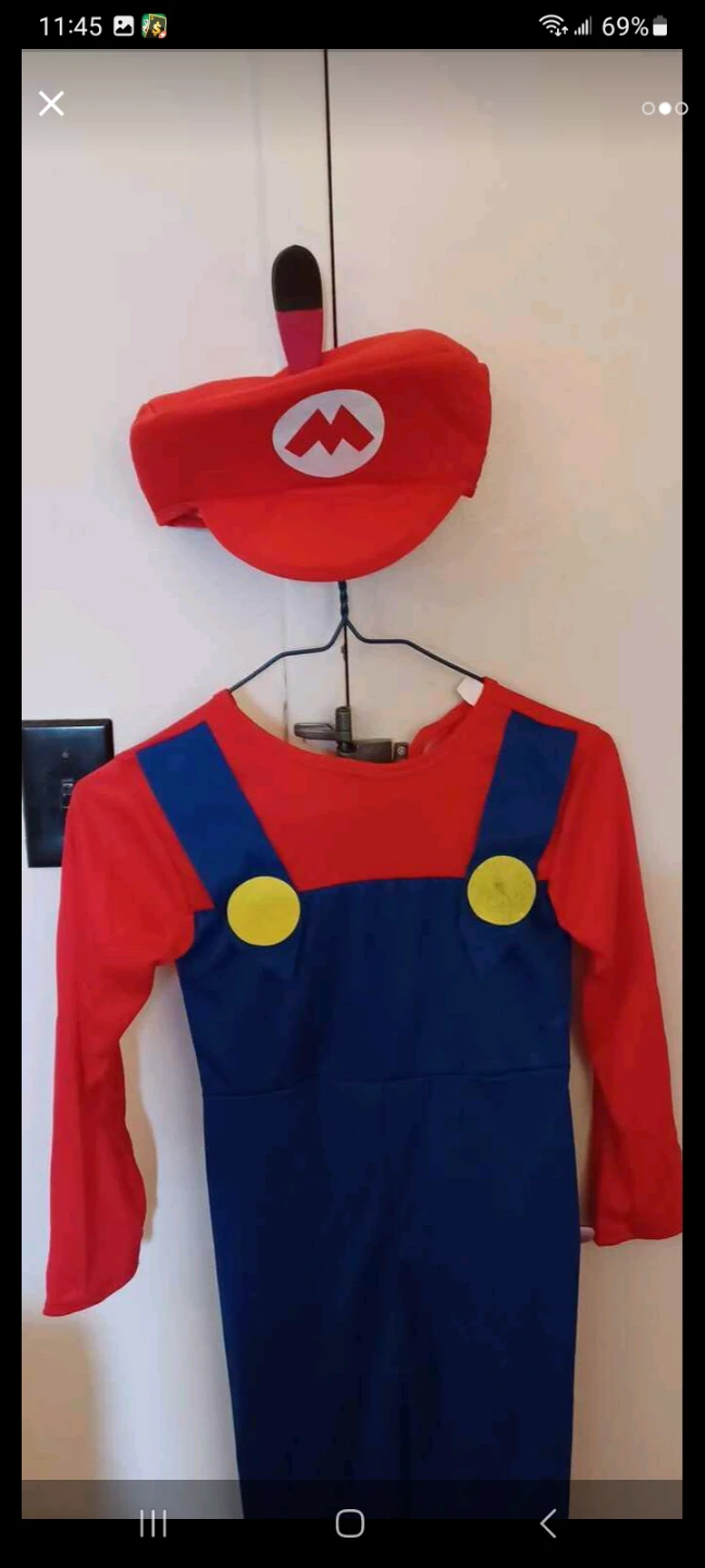 Mario Costume with Hat