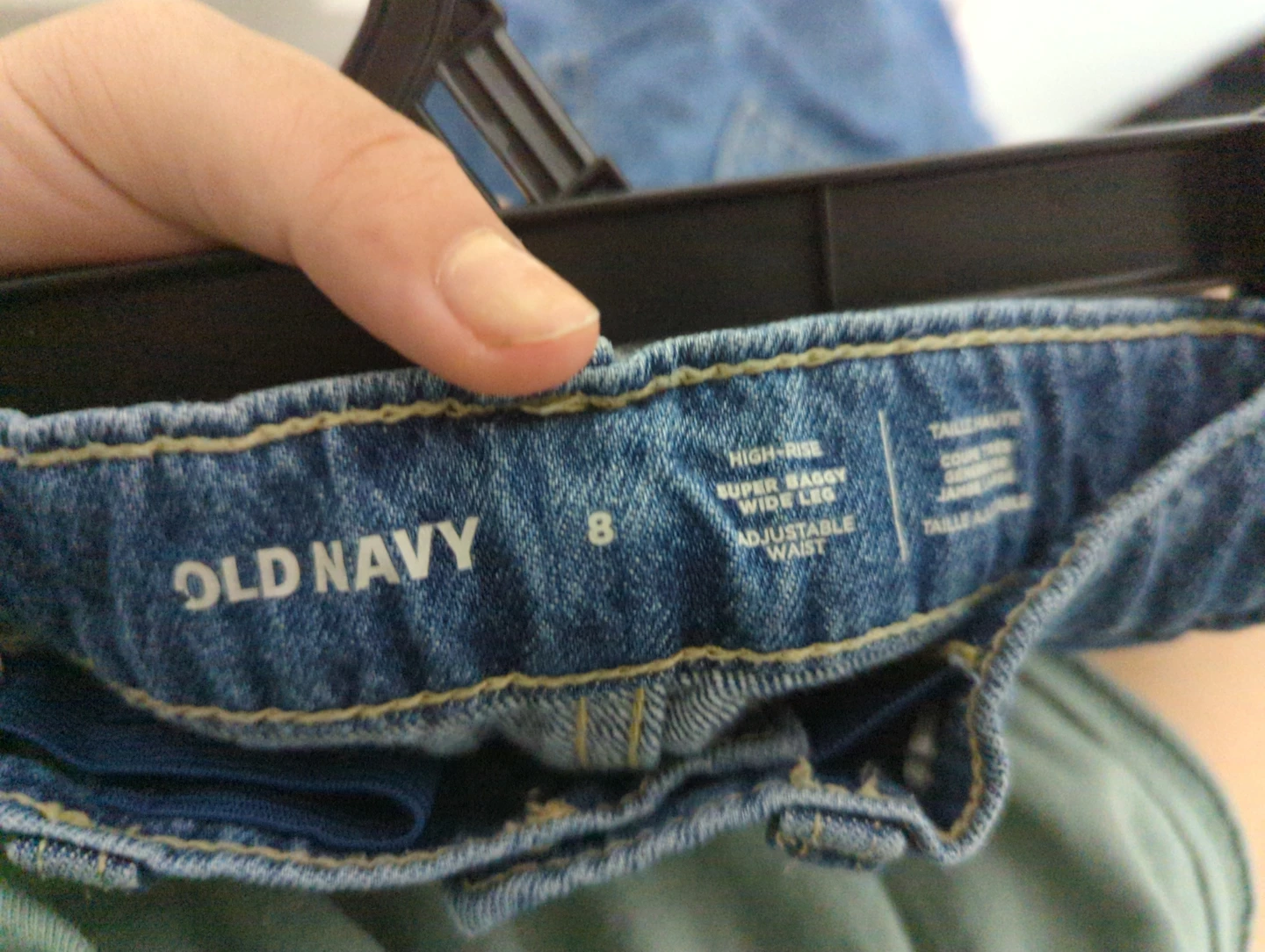 Old Navy High-Rise Super Baggy Wide Leg Jeans Size 8 - photo 3