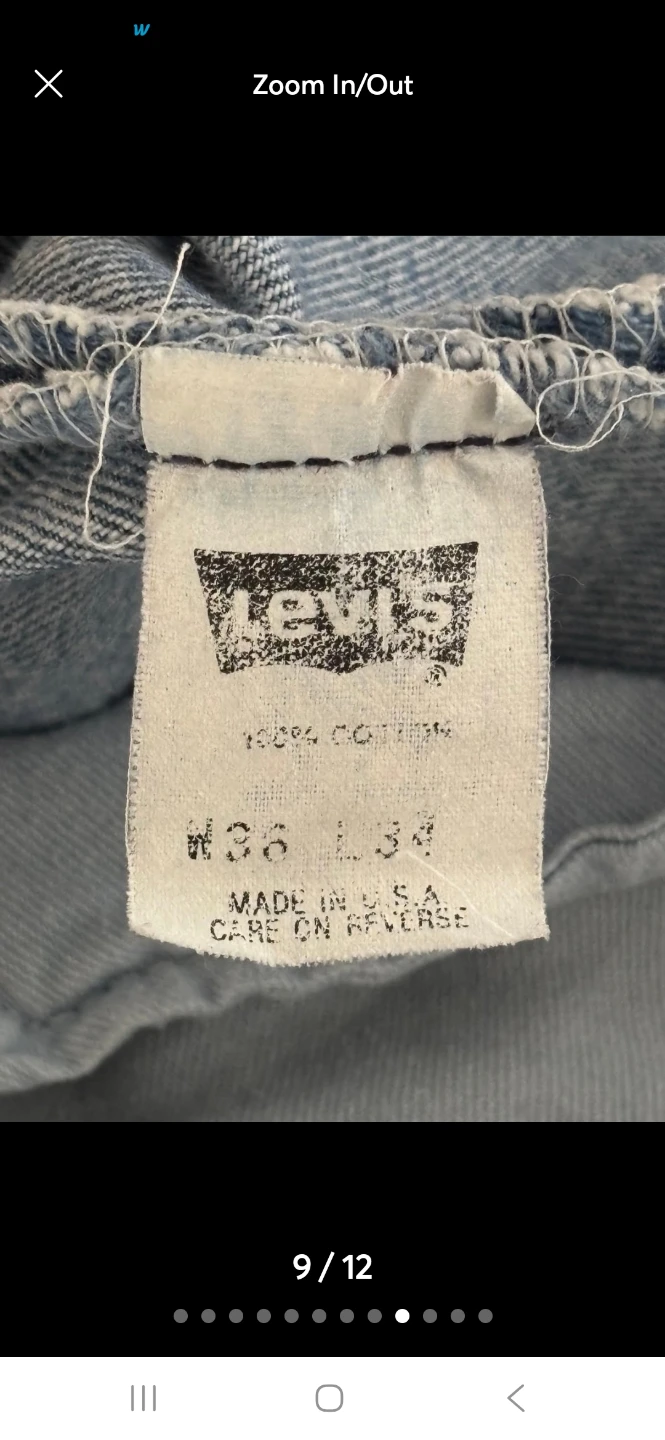 Vintage Levi's 501 Jeans W36 L34 - photo 5