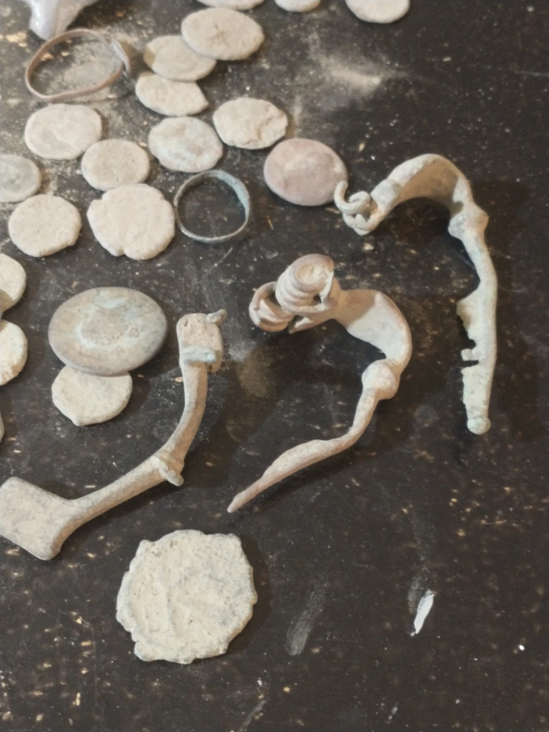 Uncleaned Ancient/Medieval Metal Detecting Finds Collection - photo 5